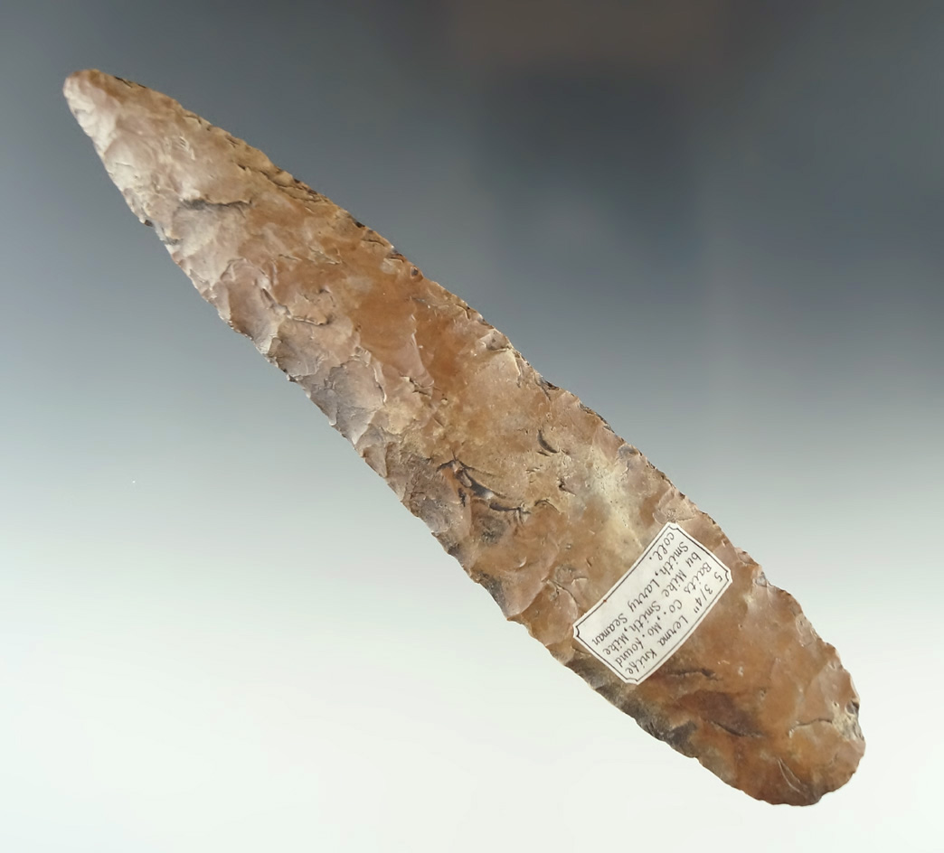 5 3/4" Lerma Knife found by Mike Smith in Bates Co., Missouri.  Jackson COA.