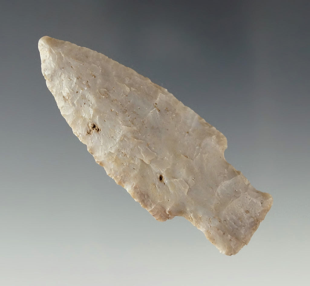 2 9/16"  Lowe point found in Kentucky. Ex. Doc Stringer collection.
