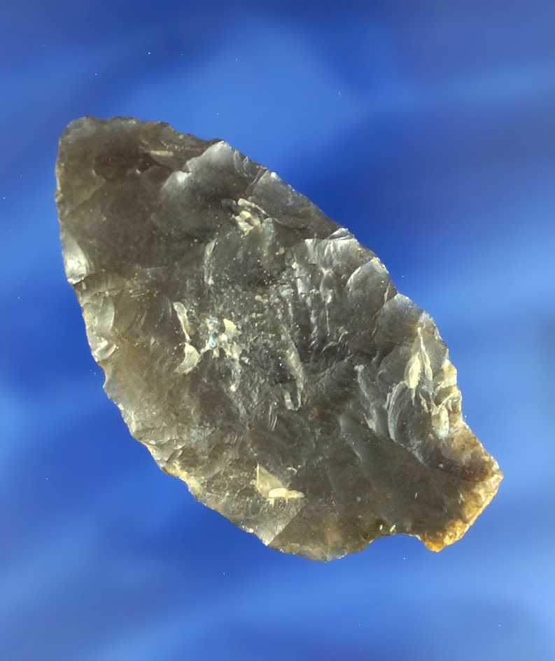 2 1/2" Knife River Flint Tang Knife found in the High Plains region.