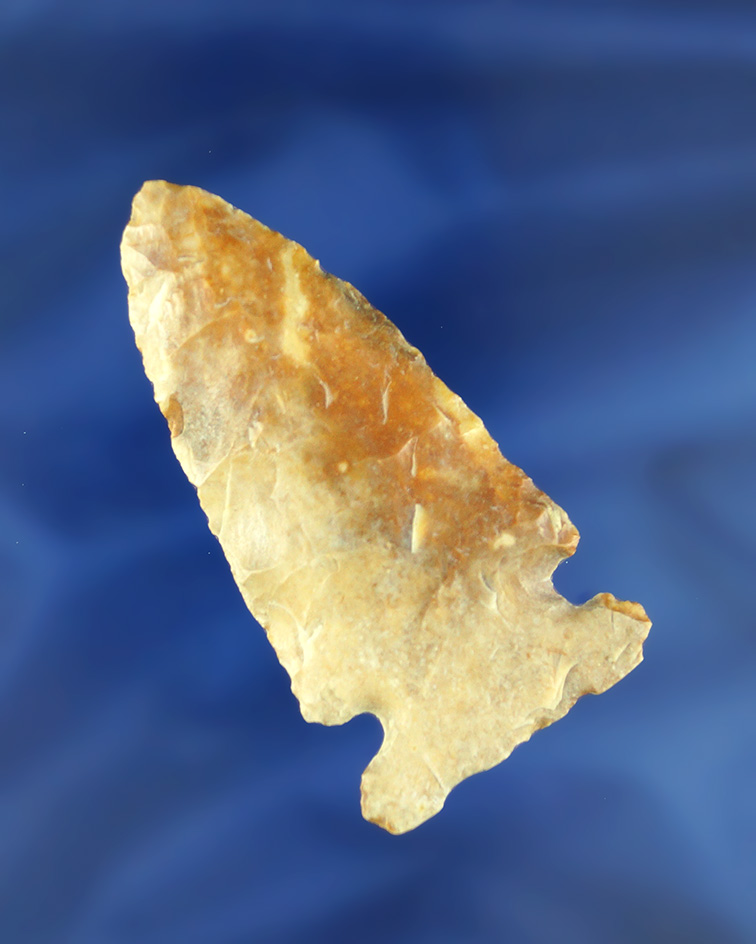 2 11/16" Sidenotch that is heavily patinated found in the southeastern U.S.