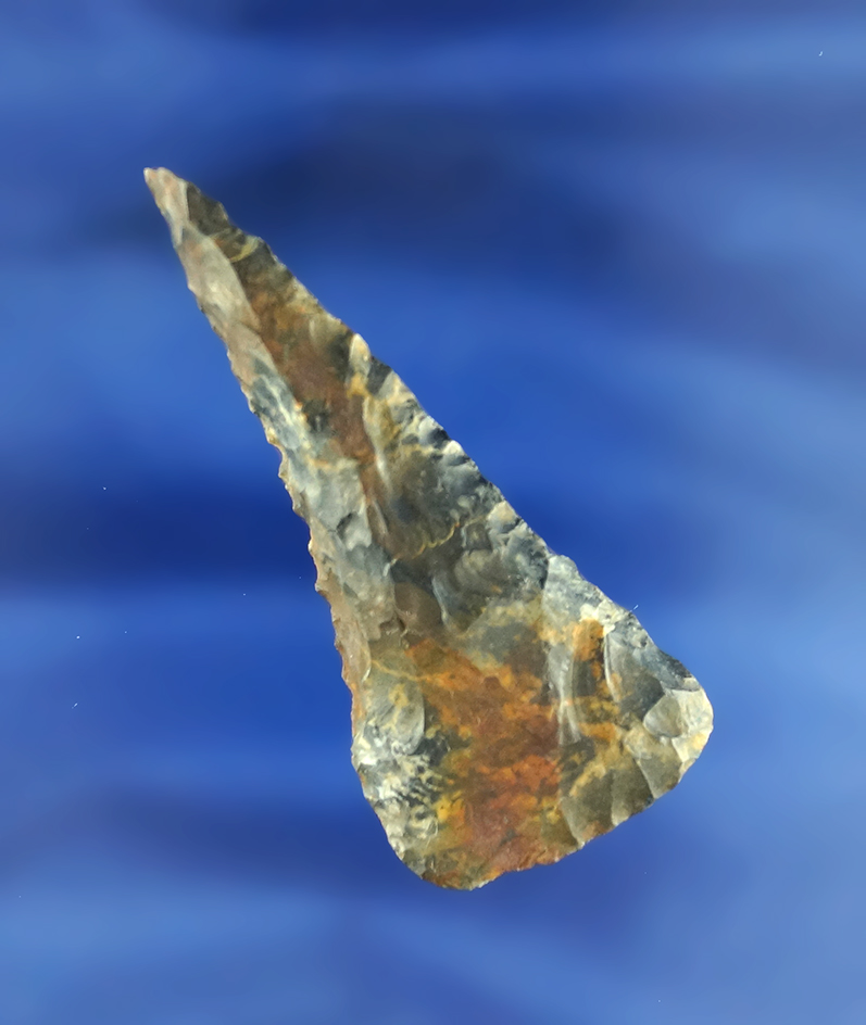 Very unique 2 1/2" Miniature Bevel made from Upper Mercer Flint found in Ohio.