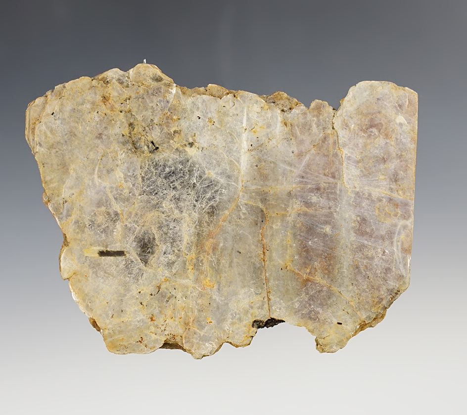 4 1/4" section of Mica recovered on a site in Noble Co.,Ohio.