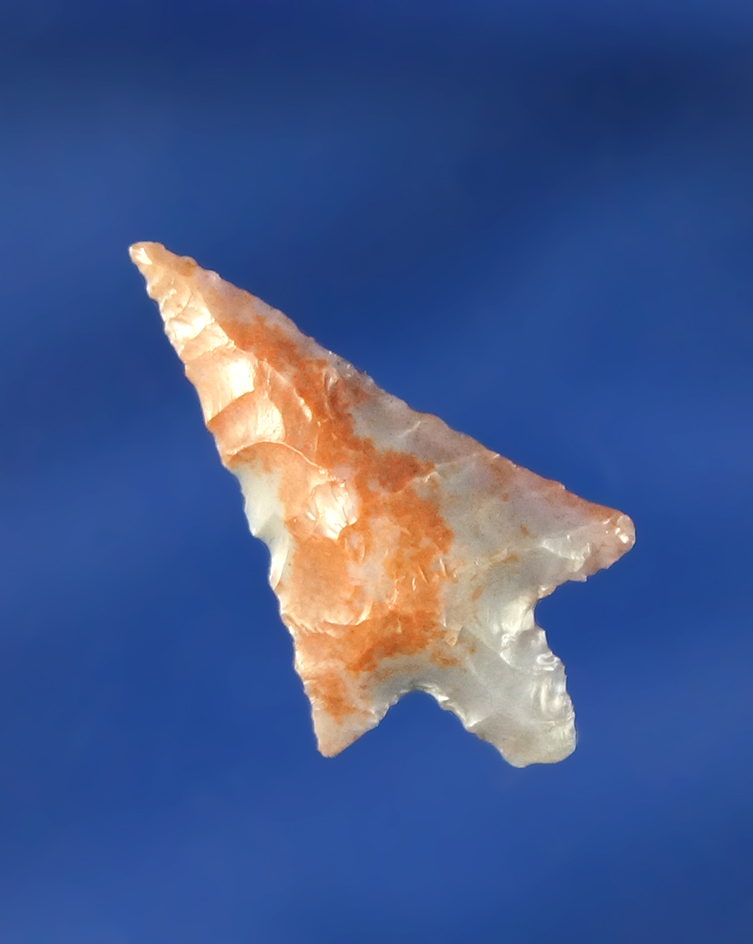 1" Rabbit Island made from attractive multicolored Flint found near the Columbia River, Oregon.