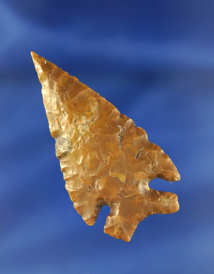 Excellent style on this 2 3/16" River polished Elko found in Oregon.