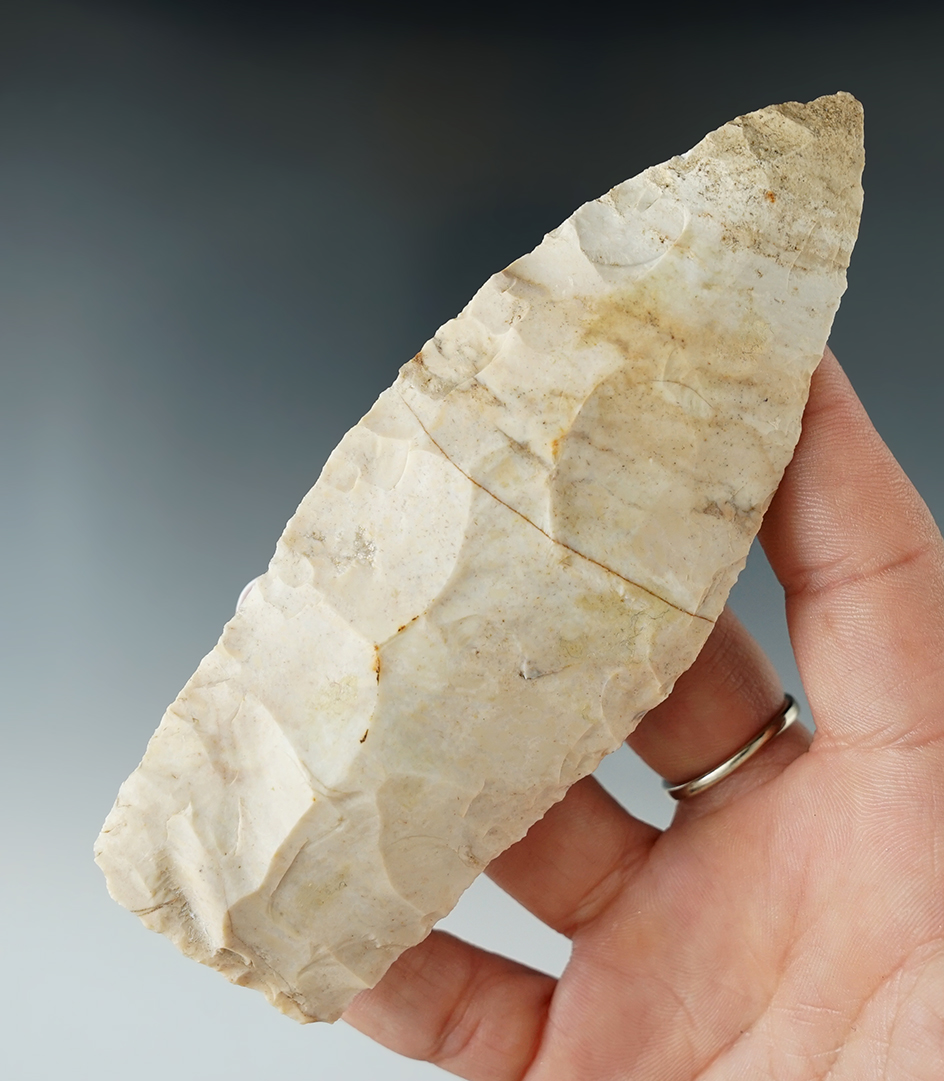 Large 4 3/4" Wadlow Knife found in Jefferson Co., Missouri.