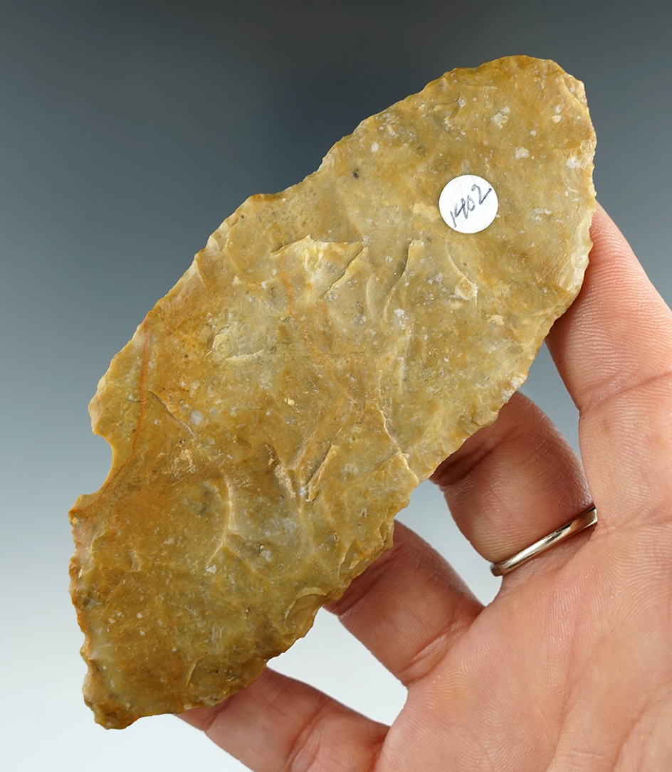 Pictured! 4 1/2" Wildcat Canyon Lanceolate Knife found near the Columbia River, Oregon.