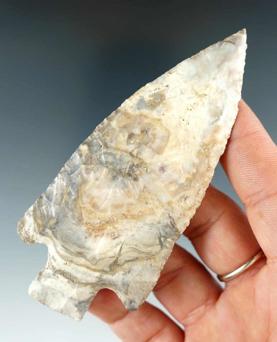 Nice! 4" Stemmed Knife made from beautiful Mozarkite found in Benton Co., Missouri.