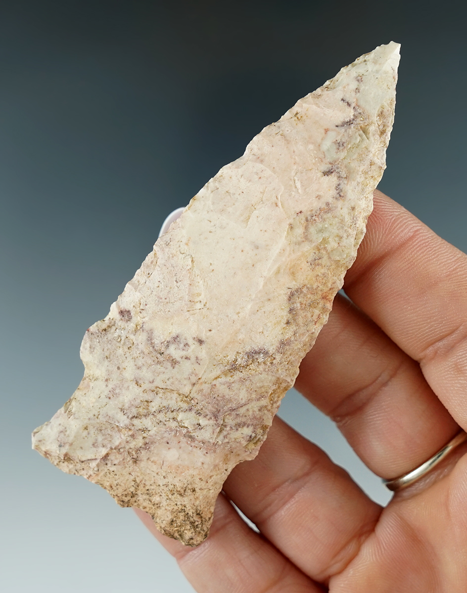 3 7/16" Stemmed Knife found in Boone Co., Missouri.