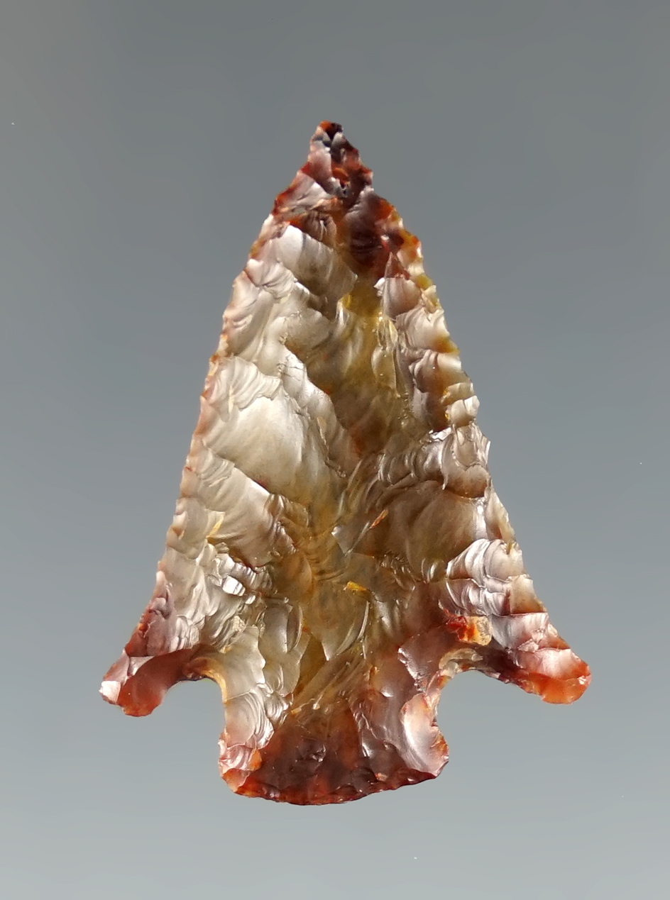 Beautiful 1 3/8" Marybell - beautiful semi translucent deeply colored agate the mid-Columbia River