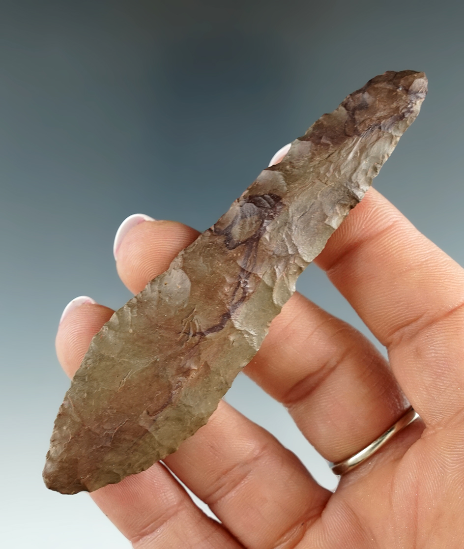 Pictured! 3 11/16" Northwestern Four-Way Knife - Jasper - Oregon near the Dalles by Lloyd McLeod.