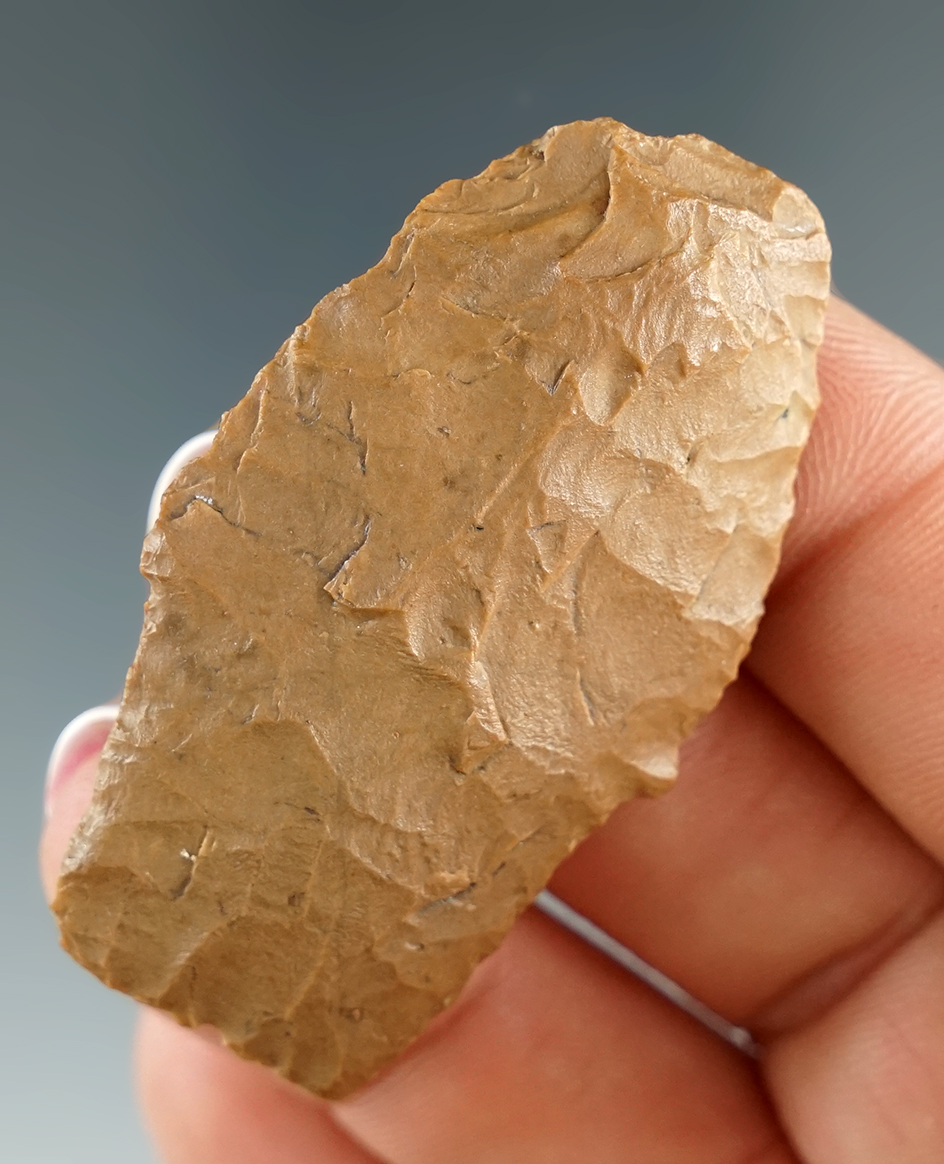 1 15/16" Scottsbluff found by Robert E. Stewart between 1889-1905 near the Columbia River, WA.