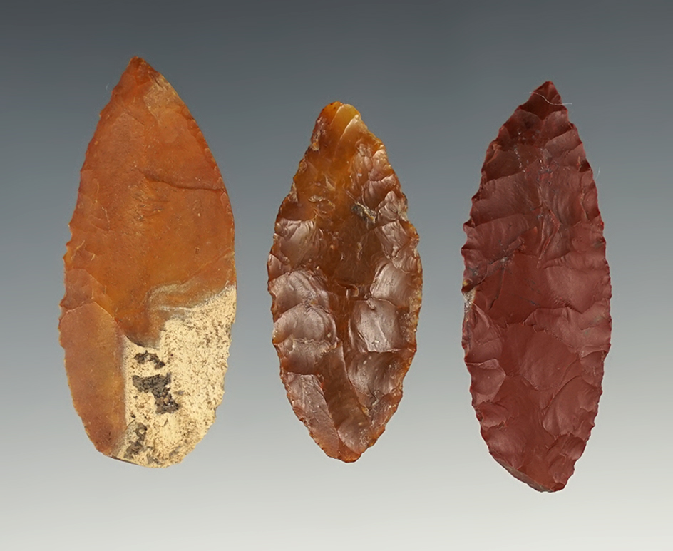 Set of 3 Nice Cascades found in Oregon. The largest is 2 1/4".