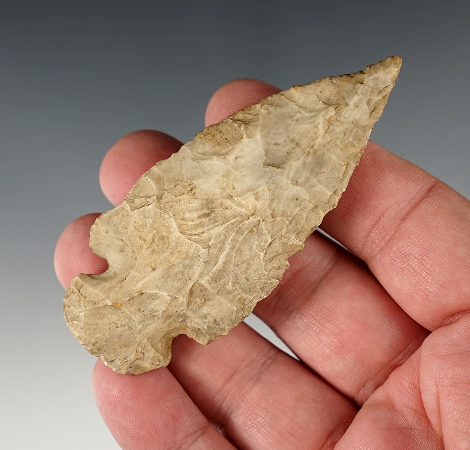 3 5/16" Dovetail found in Illinois.