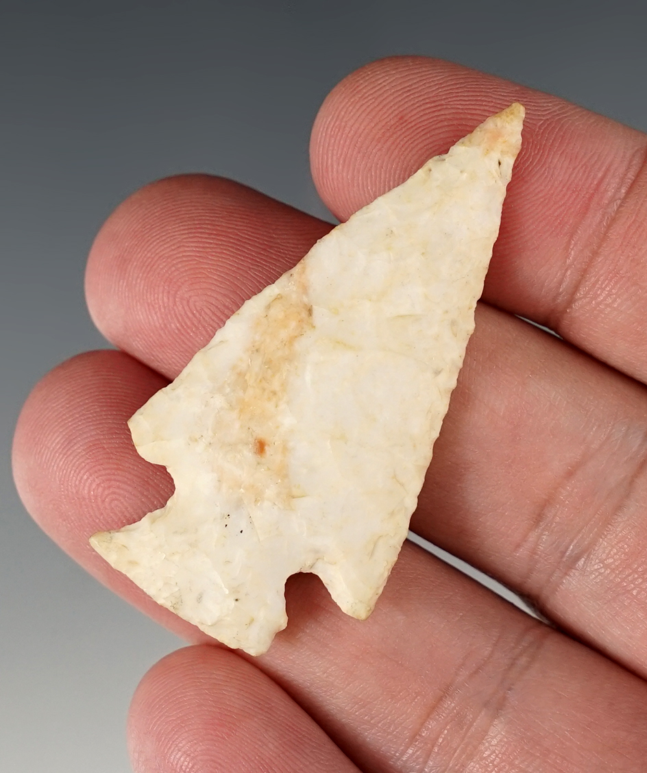 2 1/16" Apple Creek points found in Pike Co.,  Illinois.