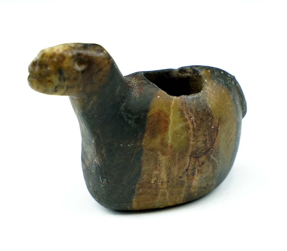 Well made 2 1/16" tall Llama Canopa found in Peru.
