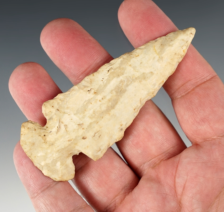 3 3/8" Dovetail found in Illinois.