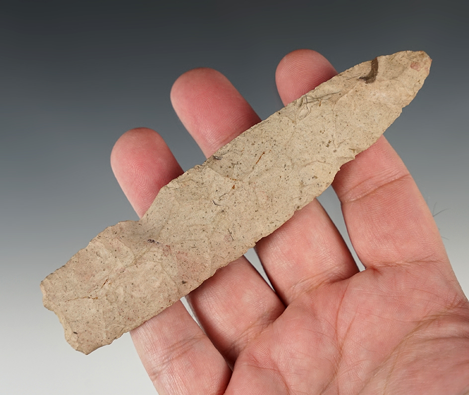 5 1/4" Lanceolate found in Illinois.