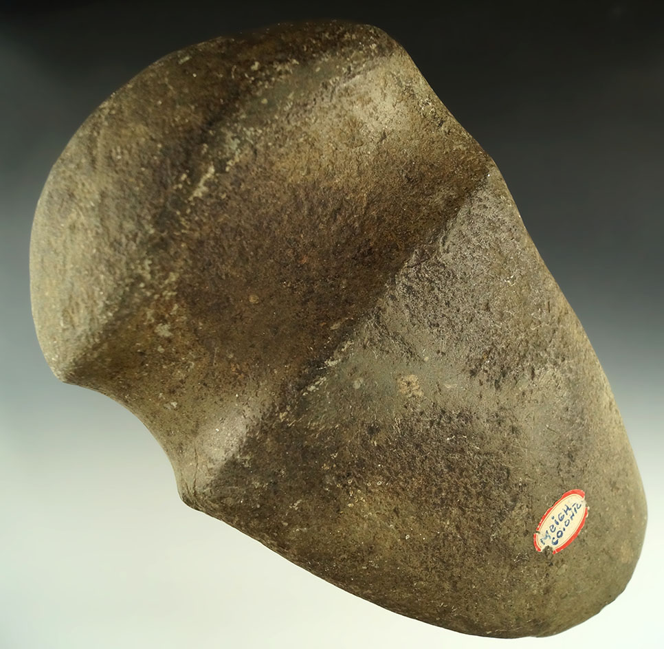 Large! 8" long 3/4 grooved camp Axe found in Meigs County Ohio.