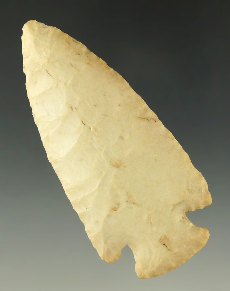 3 1/16" Hardin - Illinois/Missouri area. Ex. Shewey. Davis G-9 COA. Deaccessioned by Museum.