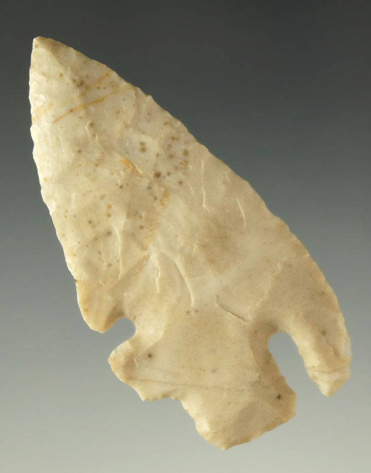 2 5/16" Charcos  - southern Texas. Deaccessioned by the Museum of Native American History.