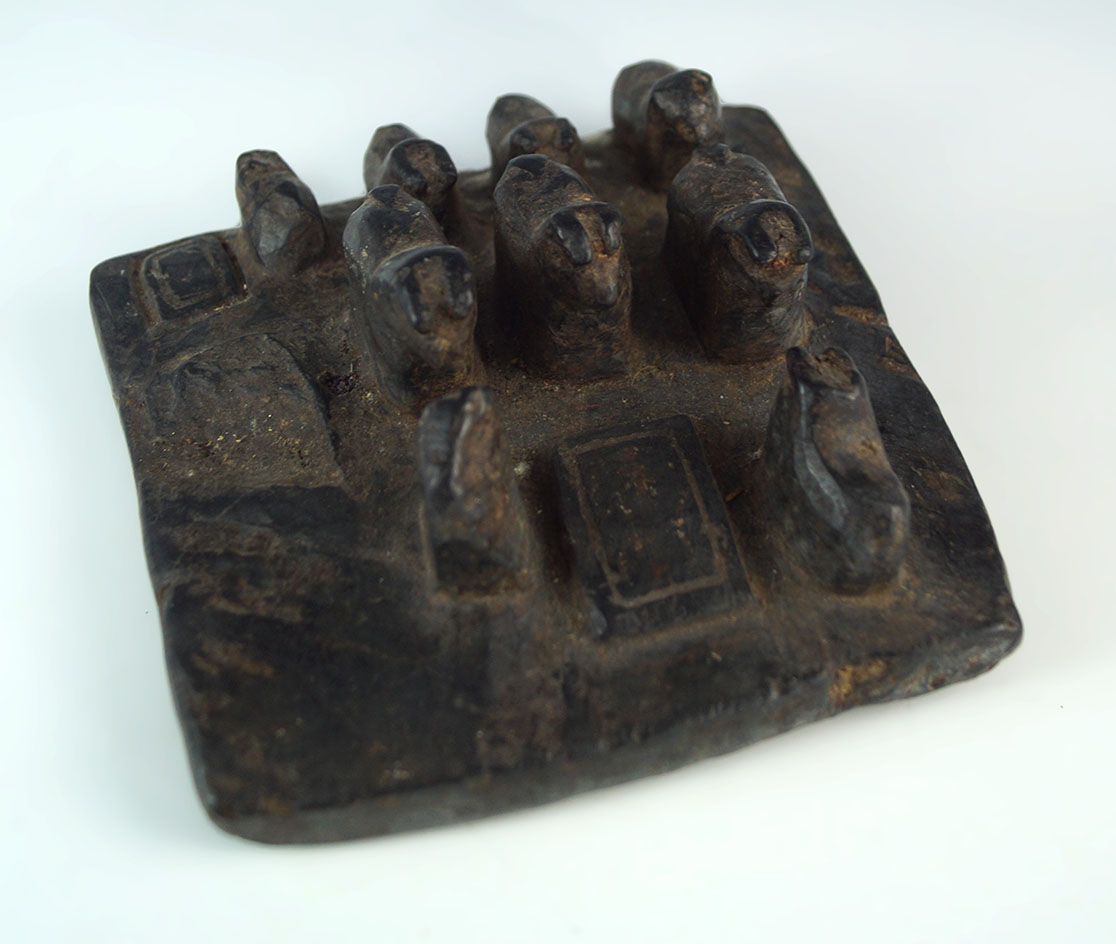 Quechua - Inca period 3 dimensional stone carving of a llama herd - late prehistoric to the 1550s.