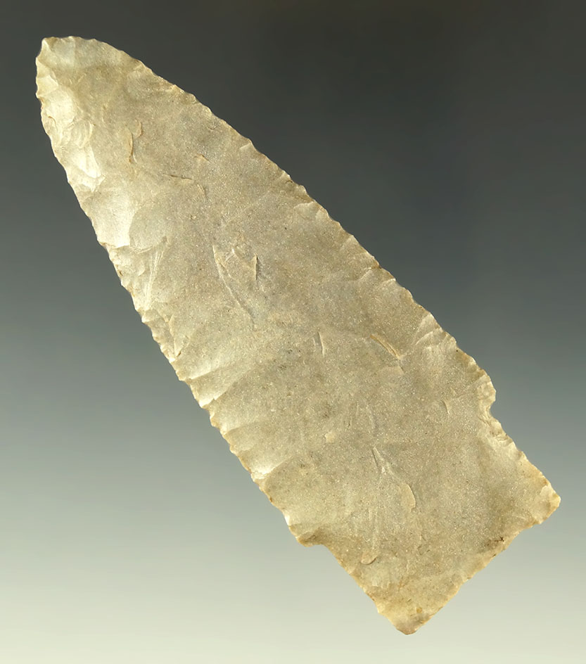 Pictured! 3 3/4" classic style Scottsbluff - Osage County Missouri. Jackson COA. Ex. Museum relic!