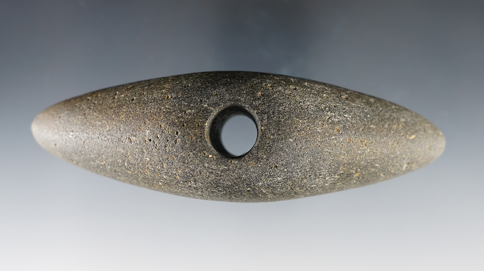 Well made 5" Pick Bannerstone found near the Ohio River in Livingston Co., Kentucky by McKee.