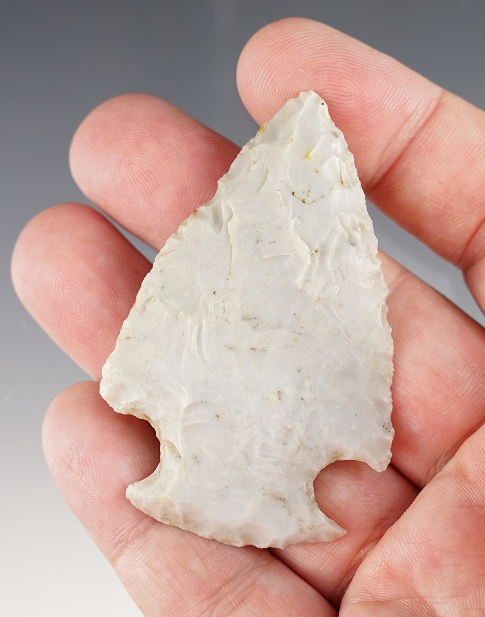 2 9/16" Flint Ridge Flint Hopewell found in Ohio.