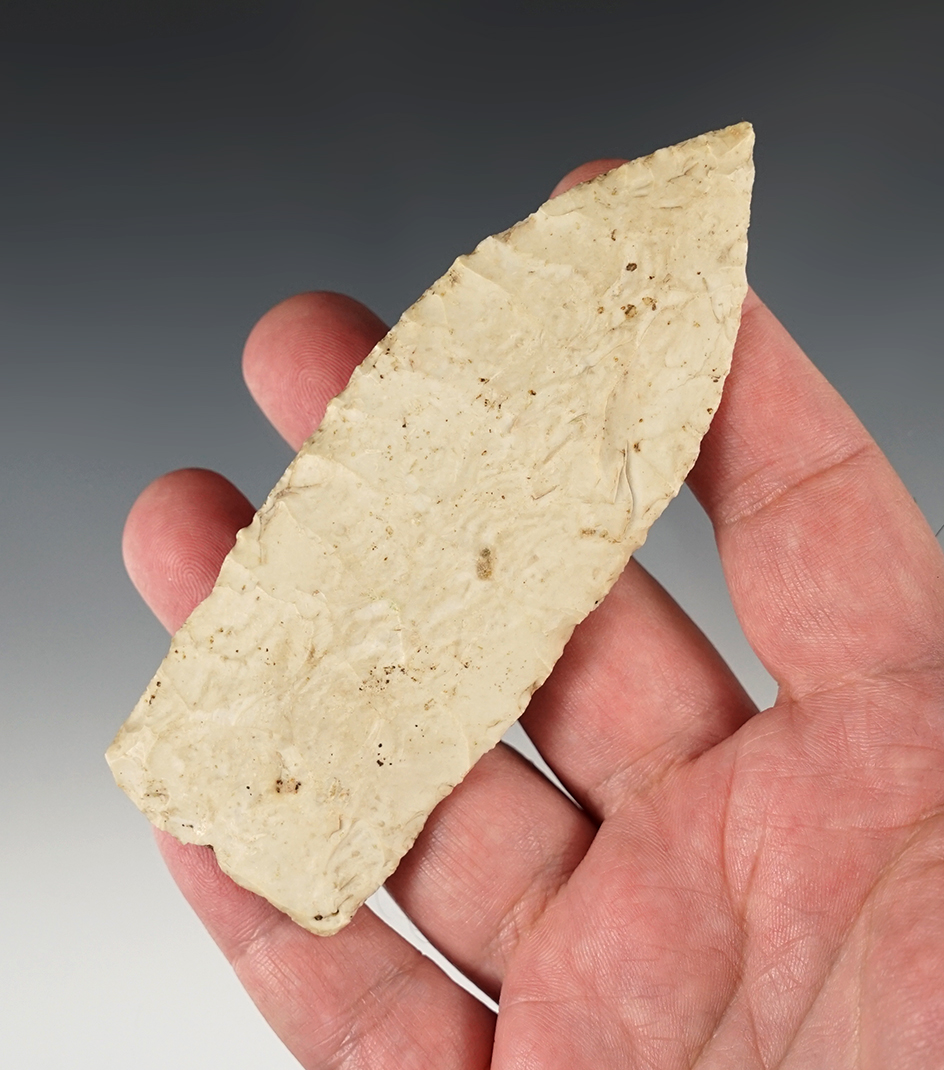 Nicely made 4 5/16" Wadlow Blade found in Adams Co., Illinois.