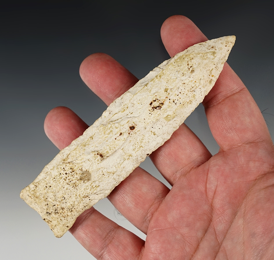 5" Sedalia found in Pike Co., Illinois. Pictured in "Who's Who", #10, page 165. Ex. George Heckman.