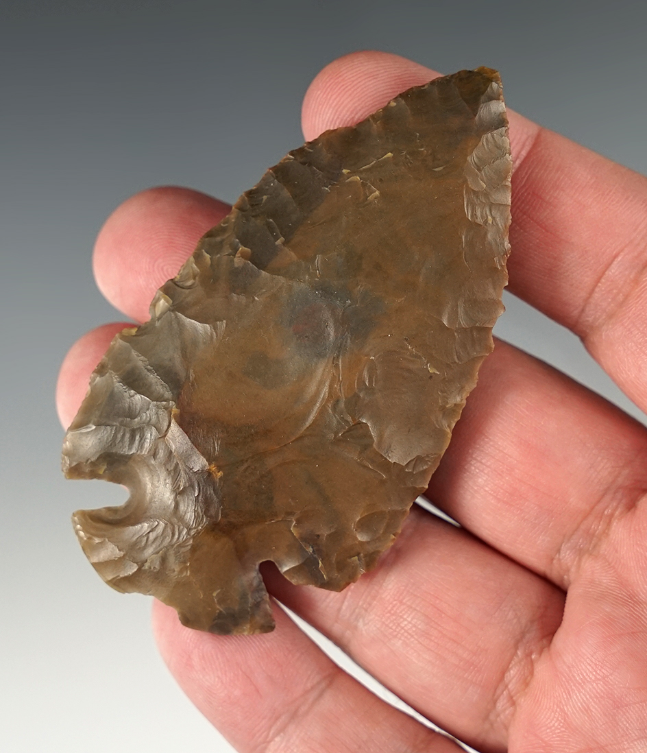 3 1/16" Dovetail made from beautifully patinated Sonora Flint. Found in Kentucky.