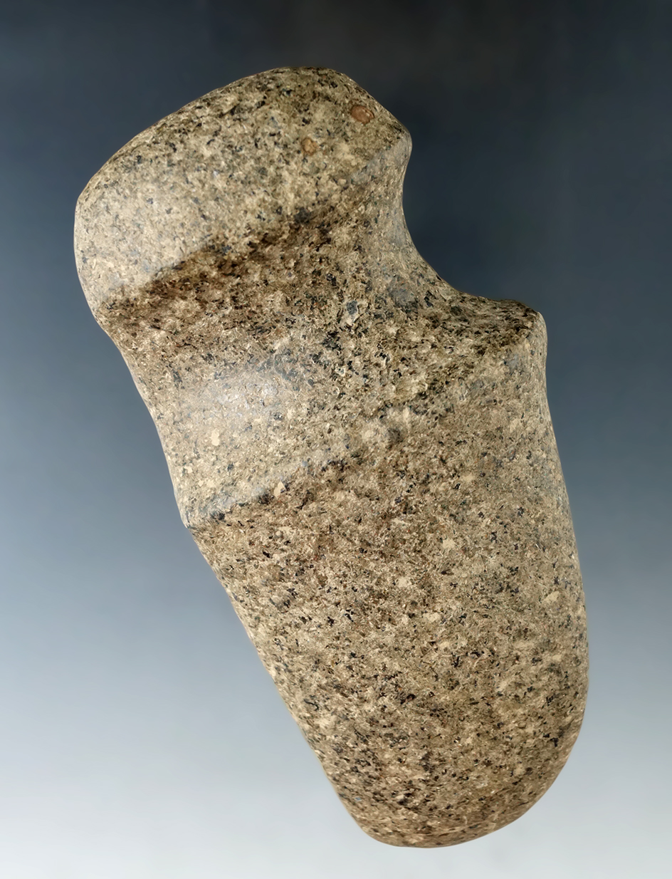 4 9/16" long 3/4 grooved Hardstone Axe found in the Midwestern U. S.