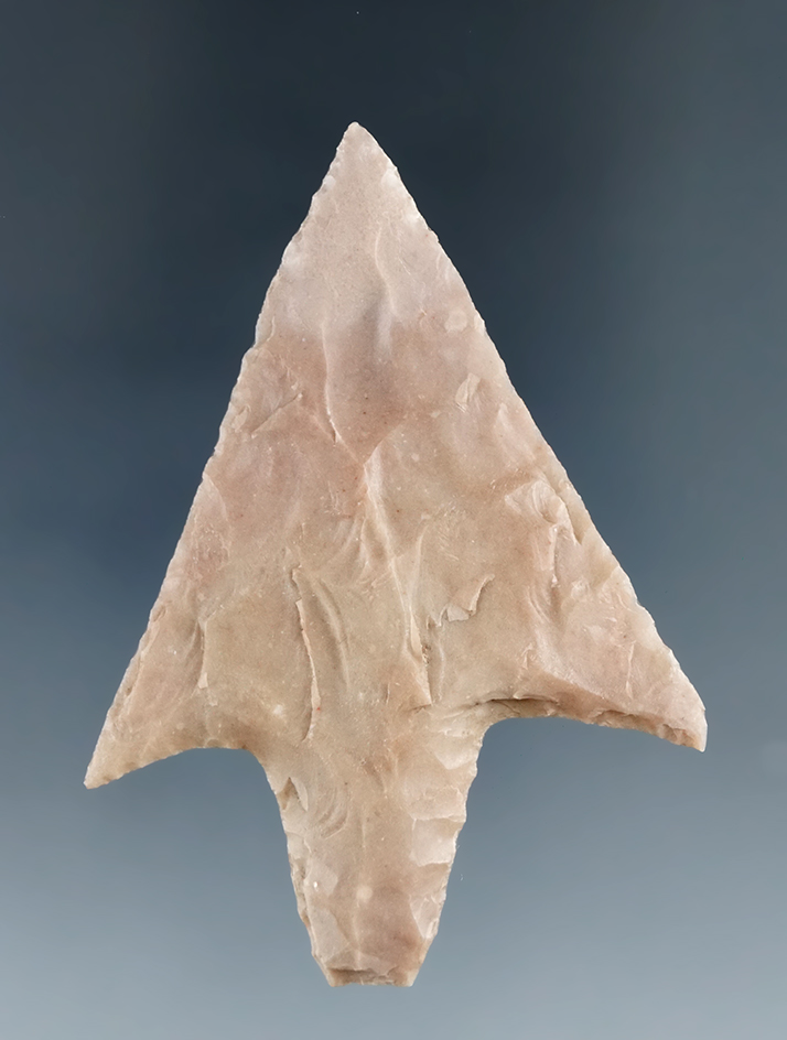 2 3/8" Langtry found in Uvalde Co., Texas. Ex. Steve Smith Collection. Davis COA.