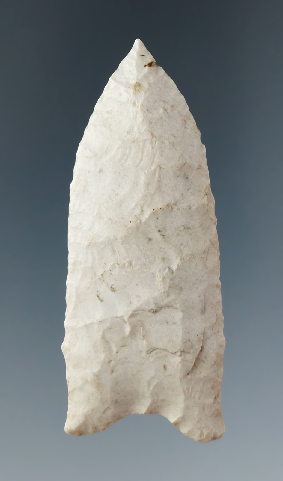 2 3/4" well flaked and nicely styled Dalton with a needle tip - Chariton Co., MO. Motley COA.