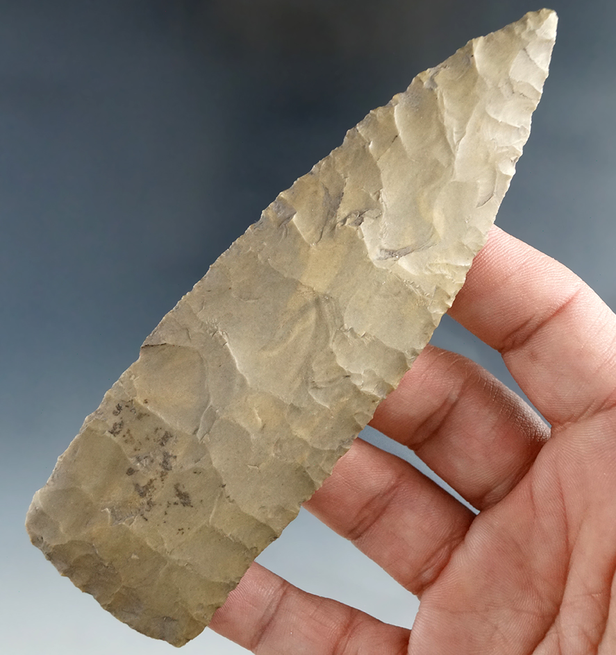Ex. Museum! Excellent flaking on this 4 7/8" early Blade found in Texas.