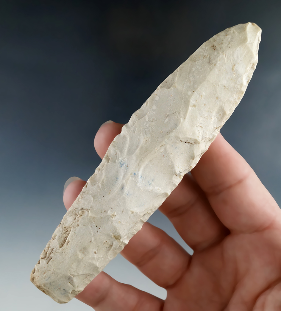 4 11/16" Nebo Hill found in Benton Co., Missouri with nice manganese deposits on surface.