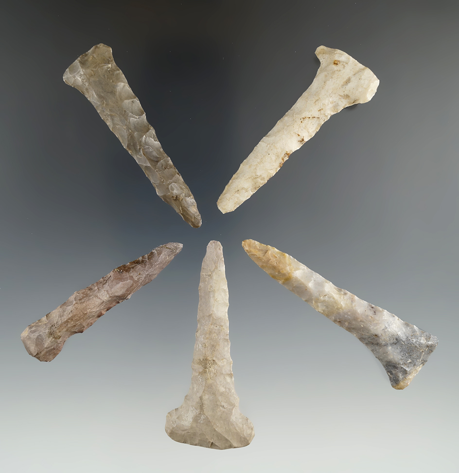 Set of 5 Midwest Drills, largest is 2 11/16".