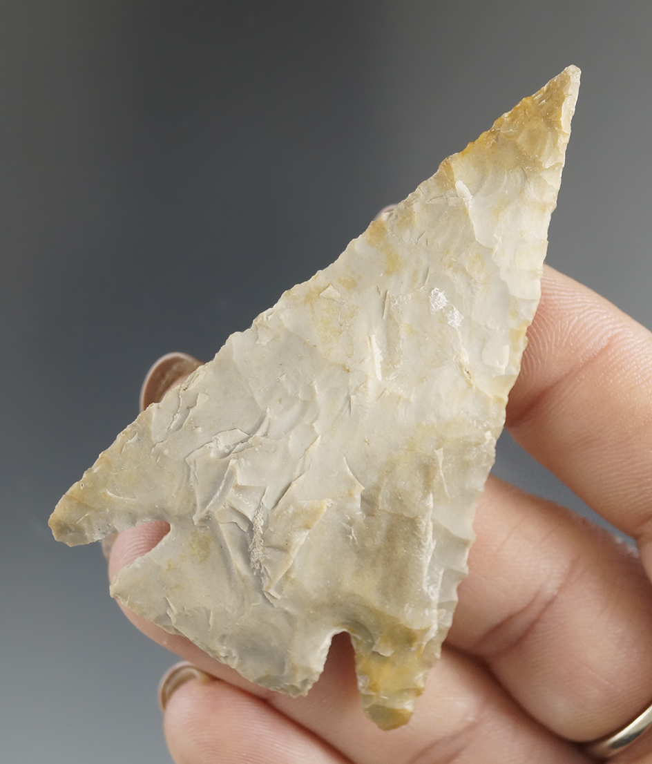 2 11/16" well styled Castroville found in Texas.