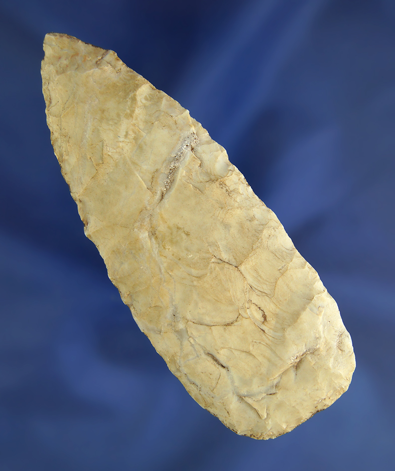 3 15/16" Flint Ridge Flint Blade found in Monroe Co.,  Ohio.