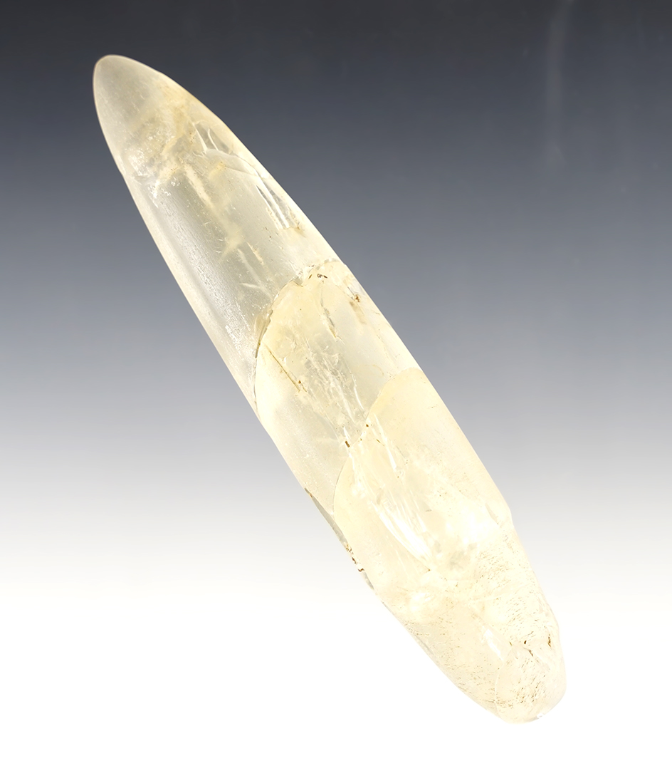 Rare 5 3/8" Lizard Effigy. Broken and glued in several spots. Hamilton Co., Ohio. Jackson COA.