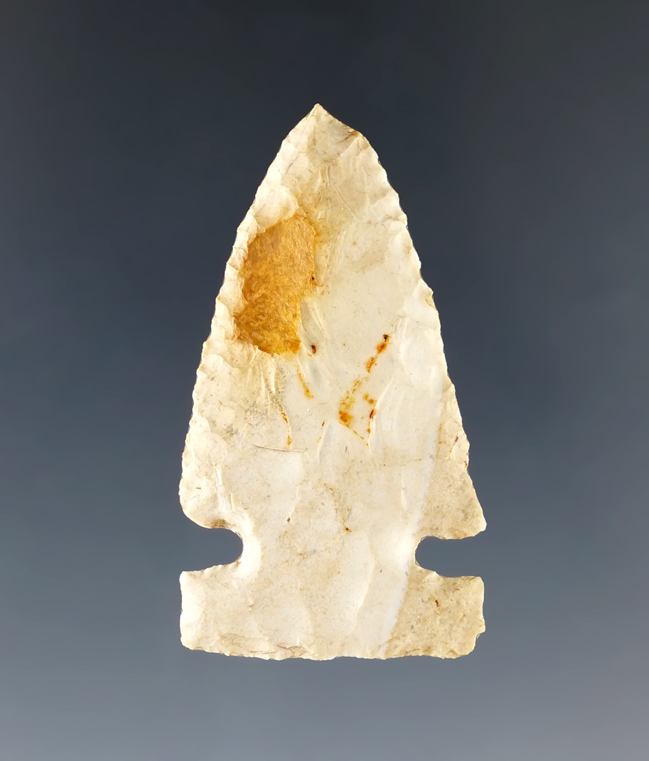 1 1/2" Intrusive Mound Point that is symmetrical and well made. Found in the Midwestern U.S.