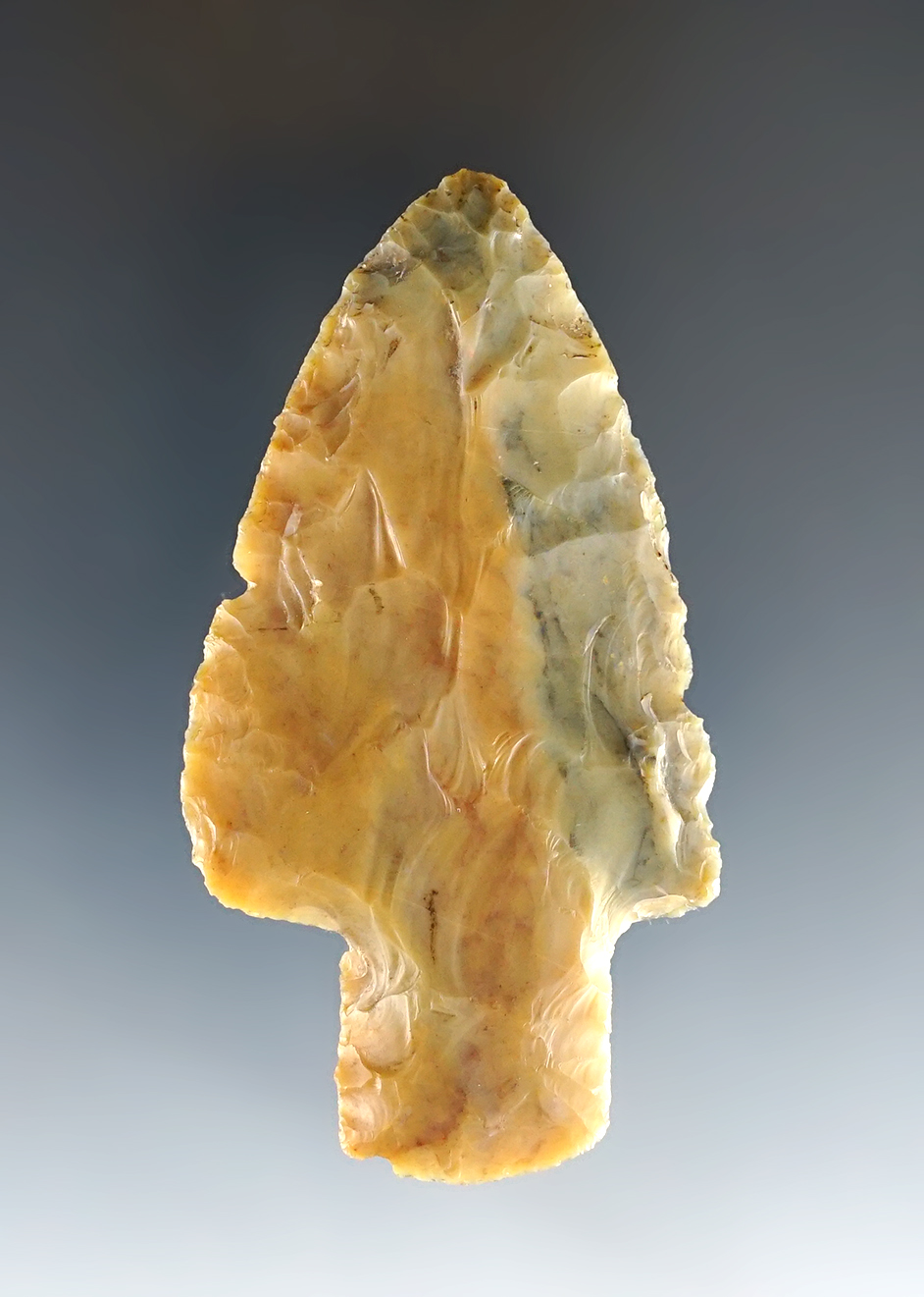 3" rare "Green" Flint Ridge Robbins Adena - Mercer Co., Ohio.