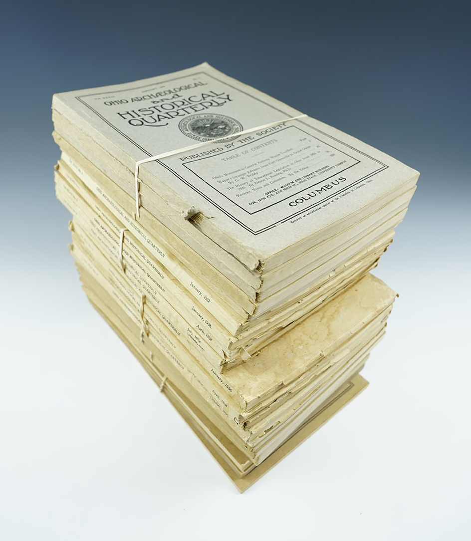 Lot of "The Ohio State Archaeological & Historical Quarterly".