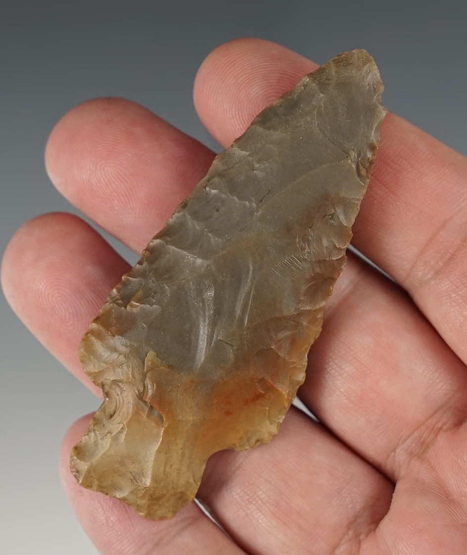 Colorful 3" Heavy Duty made from well patinated Sonora Flint - Logan Co., Ohio.