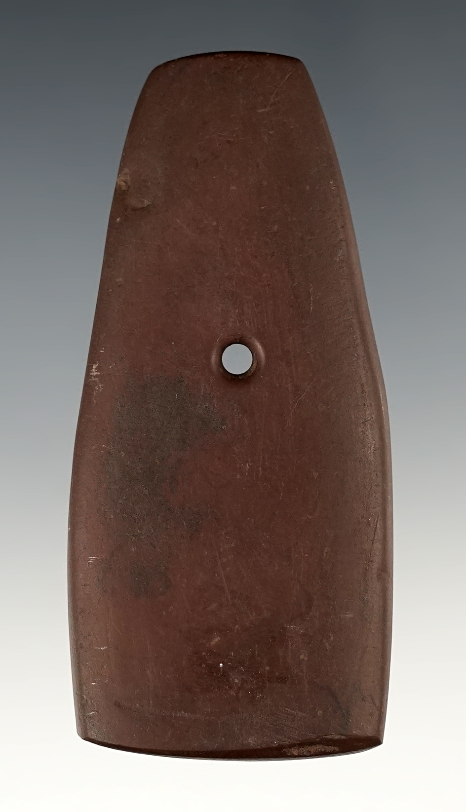 3 5/16" Pendant that was anciently salvaged from a gorget.