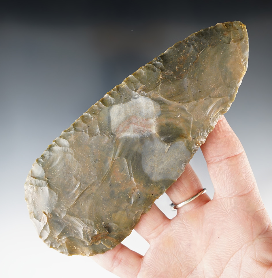 5 3/4" Large Sonora multi-colored Blade. Found in Southern Ohio. Great color.