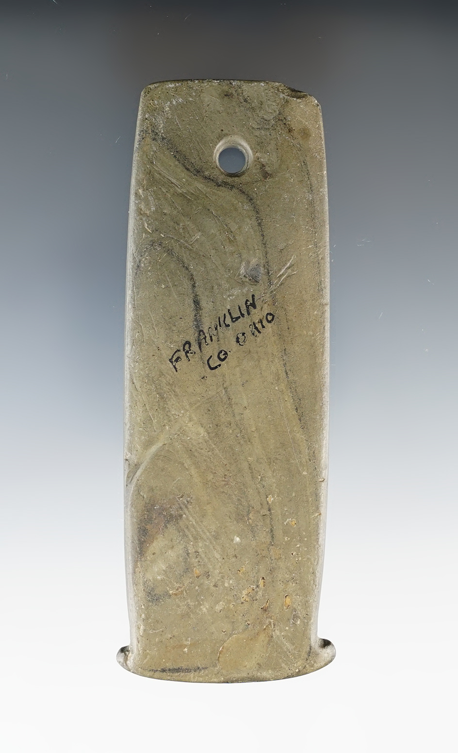 Nice 4 1/4" Hopewell Anchor Pendant found in Franklin Co., Ohio.