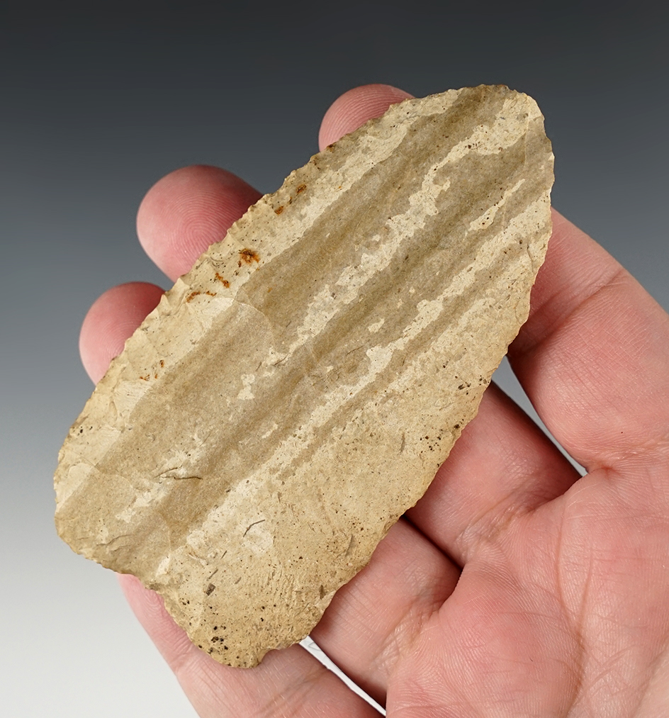 3 13/16" Blade that is well made found in Miami Co., Ohio. Ex. Duane Ellis.