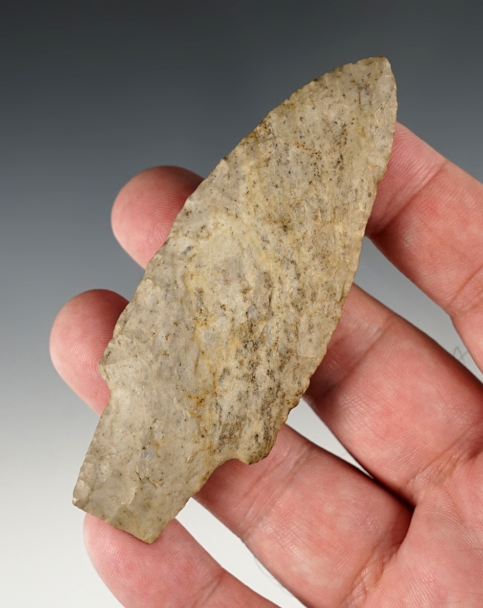 3 5/8" Late Adena found in Southern Ohio.