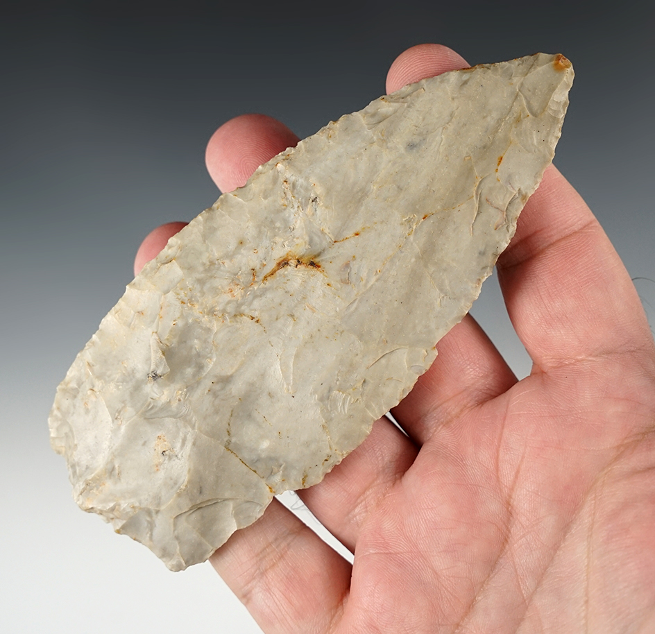 Large and well made 4 1/8" Paleo Knife found in Coshocton Co., Ohio